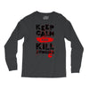 Keep Calm And Kill Zombies Long Sleeve Shirts