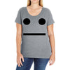 huh (2) Ladies Curvy T-Shirt