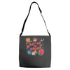 learn from the flowers Adjustable Strap Totes