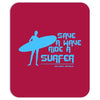surf board surfer australia save a wave ride a surfer ocean Mousepad