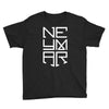 neyma white logo Youth Tee