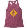 big foot xing big foot crossing sasquatch Racerback Tank