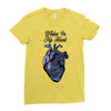 winter in my heart Ladies Fitted T-Shirt