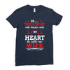 There's This Boy Who Stole My Heart He Calls Me Wife Ladies Fitted T-Shirt