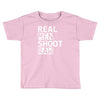 real men shoot raw funny photography Toddler T-shirt