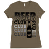 Beer Club Pub Ladies Fitted T-Shirt