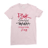 pink beautiful trauma world tour 2018 Ladies Fitted T-Shirt
