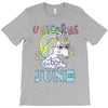 unicorns are born in june cute unicorn T-Shirt
