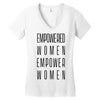 empowered women 3 Women's V-Neck T-Shirt