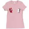 listen to your conscience Ladies Fitted T-Shirt