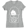 snow man Ladies Fitted T-Shirt