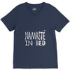 namaste in bed off shoulder V-Neck Tee