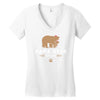 mama bear Women's V-Neck T-Shirt