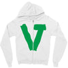 couple v Zipper Hoodie