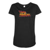 time travel Maternity Scoop Neck T-shirt