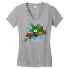pizza time! Women's V-Neck T-Shirt