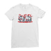 where the slashers are Ladies Fitted T-Shirt