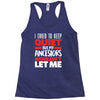 i tried to keep quiet but my ancestors Racerback Tank