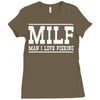 milf Ladies Fitted T-Shirt