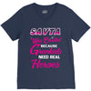Savta Was Created Because Need Real Heroes V-Neck Tee