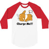 corgi cute puppy low battery charge me 3/4 Sleeve Shirt