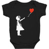 banksy style Baby Bodysuit