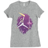 space jam jordan Ladies Fitted T-Shirt