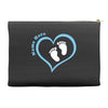 Baby Boy with Heart Any Name Customized Accessory Pouches