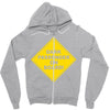 dark passenger on board Zipper Hoodie