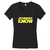 schmoes know Women's V-Neck T-Shirt
