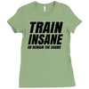 Train Insane Or Remain The Same Ladies Fitted T-Shirt