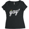 Yay! Women's Triblend Scoop T-shirt