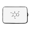 Caffeine Molecule Laptop sleeve