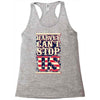 harvey can't stop us Racerback Tank