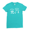 be rational get real nerdy geek pi nerd Ladies Fitted T-Shirt