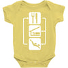 v2 eat sleep scuba dive Baby Bodysuit