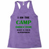 camp director Racerback Tank