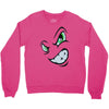 angry cartoon face Crewneck Sweatshirt