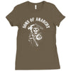 sons of anarchy reaper logo Ladies Fitted T-Shirt