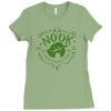 nook neighbor's club Ladies Fitted T-Shirt