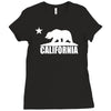 california bear Ladies Fitted T-Shirt