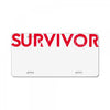 survivor 3 License Plate