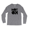 not ok baseball Long Sleeve Shirts