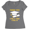 Thank You Ctrl+C And Ctrl+V Women's Triblend Scoop T-shirt