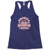 bowser's gym Racerback Tank