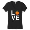 love pumpkin Women's V-Neck T-Shirt