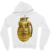 gold grenade Zipper Hoodie