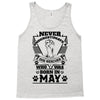 Never Underestimate Dog Rescuer Who Was Born May Tank Top