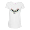 Deer Maternity Scoop Neck T-shirt