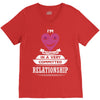 I Am Actually In A Very Commited Relationship V-Neck Tee